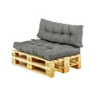 LPATEBCVU Outdoor Furniture Backrest Seat Cushion Pillow Sofa Floor Cushion Large Triangular Headboard Daybed Comfort Rest Waist Support Wedge Bed(Deep grey-1,60x40x10cm)