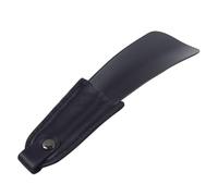 LPATEBCVU Shoe Horn Long Handled 42cm Long Handled Shoe Horn Leather Shoehorn Metal No Bending 16cm Short Spoon Home Tools For Pregnant Backache Eldery(Black Short 16cm)