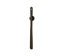 LPATEBCVU Shoe Horn Long Handled 50cm Magnetic Shoe Puller With Long Handle, Made Of Elm Wood, Extra-long For Putting On Shoes Without Bending Over(Chocolate)