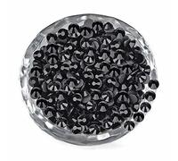 LPBeads 8000 Pieces SS10 Black Hotfix Rhinestones Flatback Round Crystal Glass Rhinestones Gems for Crafts Nail Face Art Clothes Shoes Bags DIY