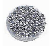 LPBeads 8000 Pieces SS10 Metallic Silver Hotfix Rhinestones Flatback Round Crystal Glass Rhinestones Gems for Crafts Nail Face Art Clothes Shoes Bags DIY