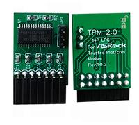 LPC 14 Pin Rack TPM2.0 Security Module Motherboards Module Compatible with Asrock TPM2 -SLI -S -SPI Platform Replacement Part