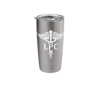 LPC Licensed Professional Counselor LPC Graduate Graduation Stainless Steel Insulated Tumbler