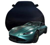 LPCQS Full Car Cover Compatible for Aston Martin Vantage F1, Snowproof/Scratchproof/Anti-UV Four Seasons Available Oxford Car Tarpaulin,Black