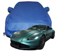 LPCQS Full Car Cover Compatible for Aston Martin Vantage F1, Snowproof/Scratchproof/Anti-UV Four Seasons Available Oxford Car Tarpaulin,Blue