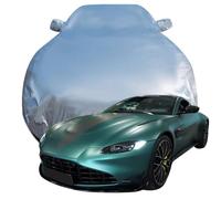 LPCQS Full Car Cover Compatible for Aston Martin Vantage F1, Snowproof/Scratchproof/Anti-UV Four Seasons Available Oxford Car Tarpaulin,Silver