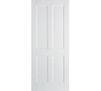 LPD Canterbury Solid Core Internal Door - White Primed - 4P 1981 x 762mm White WFCAN4P30