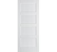 LPD Contemporary Solid Core Internal Door - White Primed - 4P 1981 x 838mm White WFCON4P33