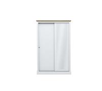 LPD Devon White 2-Door Sliding Wardrobe - Timeless Elegance With Space-Saving Design