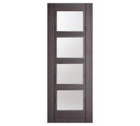 LPD Doors ASH GREY VANCOUVER GLAZED 4L PRE-FINISHED INTERNAL DOOR Heig ASH GREY VANCOUVER GLAZED 4L PRE-FINISHED INTERNAL DOOR