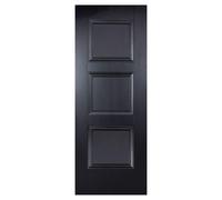 LPD Doors BLACK AMSTERDAM 3 PANEL PRIMED Height: 1981, Width: 762, Thi BLACK AMSTERDAM 3 PANEL PRIMED