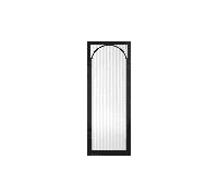 LPD Doors Melrose Black Pre-Finished Reeded Glass Door Deanta doors: 1 Melrose Black Pre-Finished Reeded Glass Industrial Door