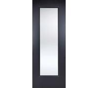 LPD Eindhoven 1L Glazed Internal Door 1981 x 838mm Black Primed Plus