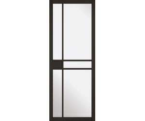LPD Greenwich 5L Glazed Internal Door 1981 x 686mm Black Primed