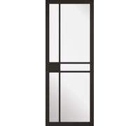 LPD Greenwich 5L Glazed Internal Door 1981 x 838mm Black Primed