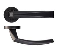 LPD Hercules Premium Plus Door Handle Hardware Pack - Matt Black