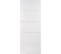 LPD Horizontal Four Line Internal Door 1981 x 610mm Primed White
