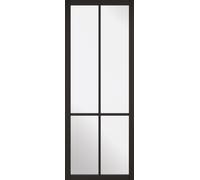 LPD Liberty 4L Glazed Internal Door 1981 x 762mm Black Primed