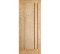 LPD Lincoln Solid Core Internal Door - Unfinished - 3P 2032 x 813mm Oak OLIN32
