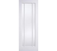 Lincoln Solid Core Internal Door - White Primed - 3L Clear Glazed 2040 x 626mm White WFLINCOLNG626