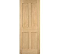 LPD London 4P Internal Fire Door 1981 x 762mm Unfinished Oak