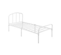 LPD Milton 3.0 Single Metal Bed - Crisp White Frame With Modern Appeal