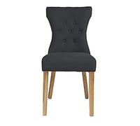 LPD Naples Dining Chair Dark Grey Pack Of Two Dimensions- 92 X 46 X 63 Cm
