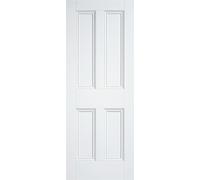 LPD Nostalgia Solid Core Internal Door - White Primed - 4P Bolectional Moulds 1981 x 838mm White WFNOS4P33