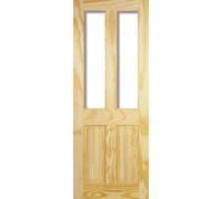 LPD Richmond 2P 2L Unglazed Internal Door 1981 x 838mm Unfinished Pine