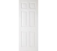 LPD Textured 6P Internal Fire Door 1981 x 686mm Primed White Composite