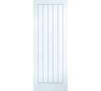 LPD Textured Vertical 5P Internal Door 1981 x 686mm Primed White Composite