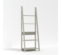 LPD Tiva Grey Ladder Shelving Unit 4 Tier Leaning Design Mdf Frame W64 D38.6 H175.4Cm