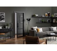 LPD Tribeca Tinted Glazed 3L Door 1981 x 838mm Primed Plus Black