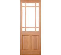 LPD Warwick 9L Unglazed M&T External Door 2083 x 864mm Unfinished Hardwood