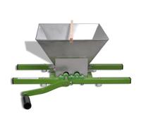 LPERTGFHU Fruit Crusher, 7 L Hopper Capacity Steel Cider Apple Press | Heavy-duty construction, Manual crank operation, Easy assembly