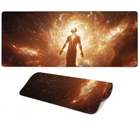Lpfieonn Abstract Large Desk Mat, 160x80cm- Landscape Desk Protector Mat, Large Gaming Mouse Pad with Non-Slip Rubber Base and Stitched Edges Soft, Waschbares Laptop Pad, for Office Home PF-1808