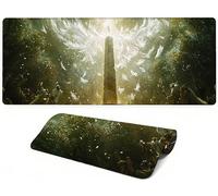 Lpfieonn Religion Large Desk Mat -100x50cm- Large Desk Protector Mats with Non-Slip Rubber Base and Stitched Edges Soft, Landscape Gaming Mouse Pad, for Keyboard Home Office Gaming Work. PF-1781