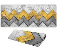 Lpfieonn Retro Large Desk Mat -120x60cm- Large Desk Protector Mats with Non-Slip Rubber Base and Stitched Edges Soft, Landscape Gaming Mouse Pad, for Keyboard Home Office Gaming Work. PF-1677