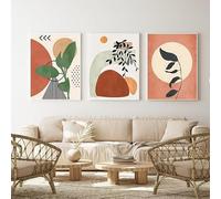 LPFNSF Modern Abstract Poster Set, Bohemian Style Home Background Wall Decoration Picture, Plant Leaf Printed Poster, Frameless (Style 5, 50x70cm*3)