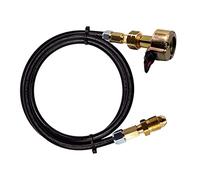 LPG 27mm Clip On Patio Adapter Gas Cylinder Filler Set With UK POL Gas Bottle Adaptor For Filling Empty Gas Bottles 3 Meter