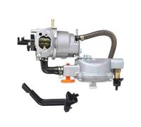 LPG Generator Dual Fuel Carburetor, NG Conversion Kit for Portable Gasoline Carburetor with Manual Choke Gasket Spacer Insulator Motors Choking Coil Water Pump Air Filter Replacement Hand Tool