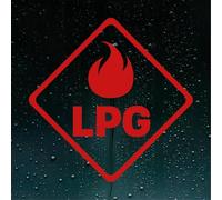 LPG Liquefied Petroleum Gas Logo Symbol Vinyl Safety Caravan Decal Sticker