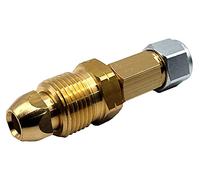 LPG Swivel Gas Bottle Adapter M22 to Connect 8mm High Pressure Poly Pipe Hose or Tube