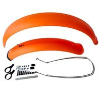 LPHFDCS Bike Mudguards 26inch *4.0 Snow Bike Mudguard Fat Bicycle/Beach Bike 110MM All-Inclusive Fender Bicycle Accessories Mountain Bike Mudguards(Orange 26inch)