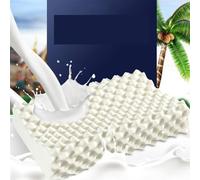 LPHFDCS Latex Pillow Latex pillow Latex Neck Memory Pillows adult cervical spine massage pillow core home hotel pillow Pillow Memory Foam(Style-3,40x60cm)