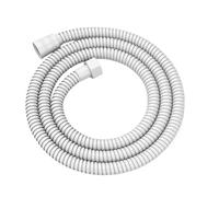 LPHFDCS Mira Shower Hose 1.5m/2m antique/golden/black/gray color Shower Hose, Long Bathroom Shower Water Hose Extension Plumbing Pipe Shower Head Hose(White color,150cm)