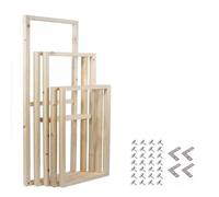 LPHFDCS Poster Frame Wooden DIY Large Picture Frames Canvas Painting Frame Stretcher Bars Diamond Oil Painting Poster Wall Art Living Room Home Decor Wooden Photo Frame(Width 50cm,Height 65cm)