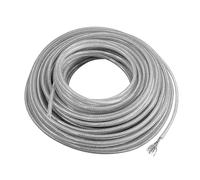 LPHFDCS Trimmer Line 2mm/2.4mm/2.7mm/3mm*5m/10m/15m Steel Wire Nylon Grass Trimmer Line Round Brushcutter Trimmer Rope Lawn Mower Replacement Strimmer Cord(5Mx2.7MM)