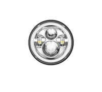 LPHPRGMIXG Motorcycle headlights Universal Round Head Light 7 Inch Motorcycle LED Headlight H4 Lamp Hi/Lo Beam Turn Signal (D)