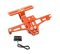 LPHPRGMIXG Motorcycle rear license plate holder For Honda 125 /MSX CB500X CB400 CB1000 Adjustable Rear Tail Tidy License Plate Holder Bracket Light(T)